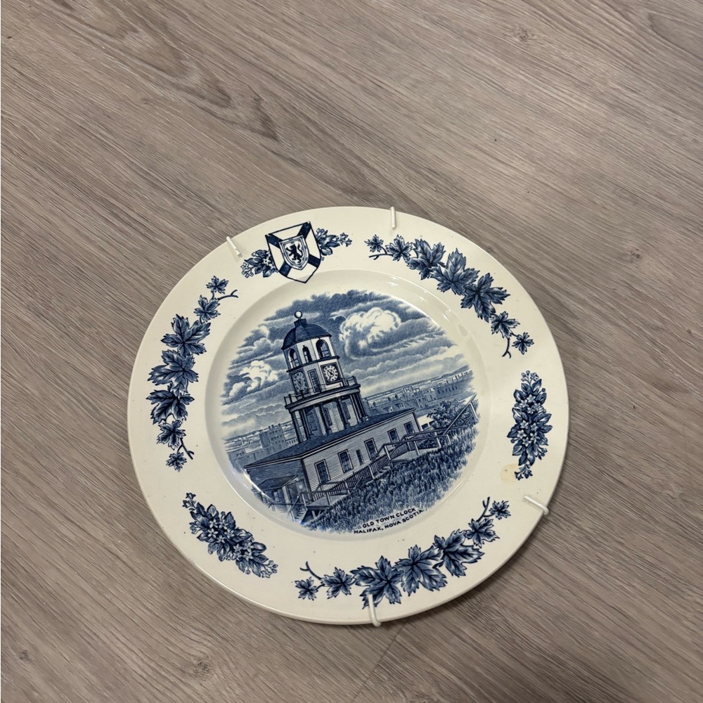 Blue and White Collective Plate